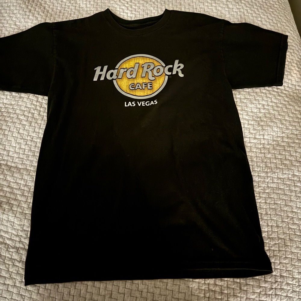 Hard Rock Cafe Las Vegas Black Tee Size Medium